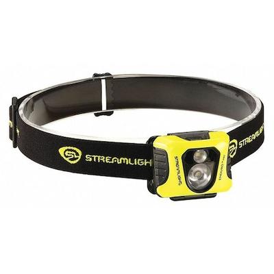 STREAMLIGHT 61421 Headlamp,200/75/25 lm,Yellow Body,LED