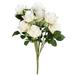 Vickerman 610671 - 17.5" White Rose Bush (FR190303) Home Office Flower Bushes