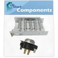 279838 Dryer Heating Element & 3387134 Cycling Thermostat Kit Replacement for Kenmore / Sears 11062854100 Dryer - Compatible with 279838 and 3387134 Heater Element and Thermostat Combo Pack