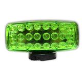 ToolUSA 7 (17.8 cm) Green LED Safety Light | 24 Ultra-Bright LEDs | Magnetic Base & Hook/Screw Mount | Dual Function Flash/Steady | Low Battery Indicator | For Vehicles & Emergency Use