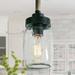 LNC Mason Jar Pendant Lights Rustic Mini Pendant Lighting for Kitchen Island with Glass Shades