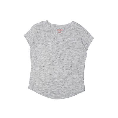 Cat & Jack Short Sleeve T-Shirt: Gray Tops - Size Medium