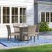 Sol 72 Outdoor™ Rochford Square 4 - Person 39.5" Long Dining Set Metal in Brown/Gray | Wayfair 4571ECD3485C49FDB7A145C1A1BCFAF7