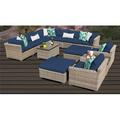 Lark Manor™ Anupras 13 Piece Outdoor Sectional Conversation Set w/ Club Chairs, Ottomans | 31.5 W x 31.5 D in | Wayfair