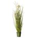 Vickerman 604618 - 24" Green Daisy Grass In Iron Pot (TD190824) Home Office Flowers in Pots Vases and Bowls