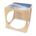 Whitney Brothers® Acrylic Top Cube 2.5' x 2.4' Playhouse Wood in Blue/Brown | 29 H x 29 W x 30 D in | Wayfair WB0212