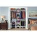ClosetMaid SuiteSymphony 72" W - 108" W Closet System Kit w/ Top Shelves Manufactured Wood in Gray | 82.46 H x 14.7 D in | Wayfair