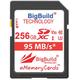 BigBuild Technology 256GB U3 95MB/s Memory Card For Olympus OM D E M1 Mark II, OM D E M10 Mark II, OM D E M10 Mark III, OM D E M5 Mark II, Olympus PEN E PL8, PEN E PL9, PEN F, STYLUS Tough TG 5 Camera