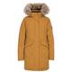 DLX Trespass Damen Warme Lange Daunenjacke Mit Abnehmbarer Kapuze BETTANY, Sandstone, XS, FAJKDOTR0003_SANXS