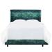 Brayden Studio® Jaxton Wingback Standard Bed Upholstered/Cotton in Brown | 55 H x 59 W x 80 D in | Wayfair 3299932C15254FF99DCBDBDD4D3F3CA1