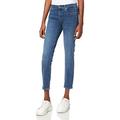 7 For All Mankind Damen The Crop Skinny Jeans, Blau (Bair Vintage Dusk 0EA), 38 (Herstellergröße:25)