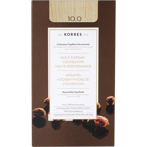 Korres Arganöl Hochentwickelte Coloration 3er Set 10.0 Platinblond