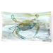 Highland Dunes Glaucio Crab 2 Watercolor Decorative Indoor/Outdoor Lumbar Pillow Polyester/Polyfill/Synthetic | 12 H x 16 W x 3 D in | Wayfair