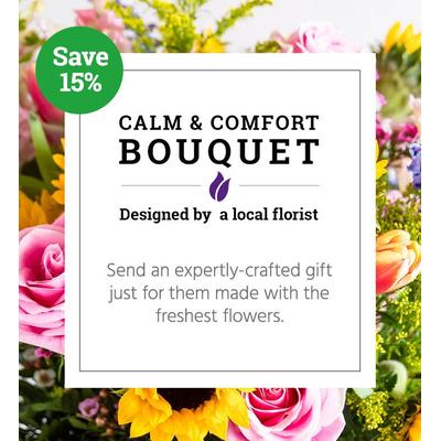 1-800-Flowers Everyday Gift Delivery Calm & Comfort Bouquet | Flowers Designed Premium | Happiness Delivered To Their Door