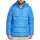 Urban Classics Men's Pull Over Puffer Jacket, Blue (Brightblue 01434), XL