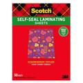 Scotch Laminating Sheets, 9 in x 12 in, Letter Size Single Sided