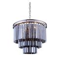 Elegant Lighting Sydney 20 Inch 9 Light Mini Chandelier - 1201D20PN-SS/RC