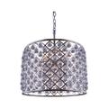 Elegant Lighting Urban Classic Madison 27 Inch Large Pendant - 1206D27PN/RC