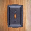 The Renovators Supply Inc. Steel Toggle Light Switch Wall Plate in Black | 5.25 H x 3.5 W x 0.5 D in | Wayfair 15764