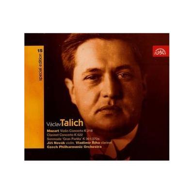 Václav Talich Special Edition Vol 15 - Mozart: Concertos  (CD) IMPORT - Czech Republic