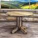 Loon Peak® Glacier Country Collection 45" Lodge Pole Pine Pedestal Table Wood in Brown | 30 H x 45 W x 45 D in | Wayfair