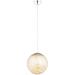 "Fairy 8"" Amber Glass Globe Ceiling Light Pendant Chandelier - East End Imports EEI-2926"