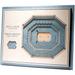 North Carolina Tar Heels 17'' x 13'' 5-Layer StadiumViews 3D Wall Art