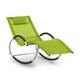 Blumfeldt - Westwood Rocking Chair Fauteuil à bascule cadre aluminium vert - Vert Citron