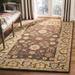 Brown/Yellow 114 x 0.63 in Area Rug - Charlton Home® Tingley Oriental Handmade Tufted Wool Brown/Gold Area Rug Wool | 114 W x 0.63 D in | Wayfair