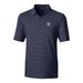 Men's Cutter & Buck Navy New York Yankees Big Tall Forge Pencil Stripe Polo