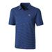 Men's Cutter & Buck Royal Kansas City Royals Big Tall Forge Pencil Stripe Polo