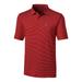 Men's Cutter & Buck Red Arizona Diamondbacks Big Tall Forge Pencil Stripe Polo