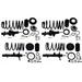 1988-1994 Lincoln Continental Front and Rear Air Spring to Coil Spring Conversion Kit - Monroe 90001