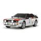 TAMIYA TAM58667 58667 Audi 300058667-1:10 RC Quattro Rally A2 (TT-02), ferngesteuertes Auto/Fahrzeug, Modellbau, Bausatz, Hobby, Zusammenbauen, weiß