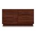 Copeland Furniture Moduluxe 8 Drawer Double Dresser Wood in Brown | 35 H x 66.125 W x 18 D in | Wayfair 2-MOD-80-33