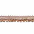 Eastern Accents Halo Beaded Trim Fabric in Pink | 1 W in | Wayfair PBE052