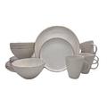 Canvas Home Abbesses Colored Rim Porcelain 16 Piece Dinnerware Set, Service For 4 Porcelain/Ceramic | Wayfair C37-16PPS-GL