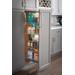 Hardware Resources Wire Pull out Pantry Steel in Gray | 86 H x 9.88 W x 19.34 D in | Wayfair CPPO1286SC