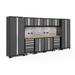 NewAge Products Bold Series 76.75" H x 156" W x 18" D 12 Piece Garage Storage Cabinet Set Steel in Gray | 76.75 H x 156 W x 18 D in | Wayfair 51555