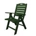 POLYWOOD® Nautical 5 Piece Dinig Set Plastic in Green | 29 H x 44 W x 44 D in | Outdoor Furniture | Wayfair