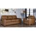 Westland and Birch Blanca 2 Piece Leather Living Room Set Genuine Leather in Brown | 36 H x 86 W x 41 D in | Wayfair Living Room Sets Blanca-SC-L6