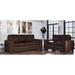 Westland and Birch Dallas 2 Piece Leather Living Room Set Genuine Leather in Brown | 34 H x 95 W x 40 D in | Wayfair Living Room Sets Dallas-SL-L5