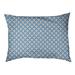 Tucker Murphy Pet™ Campion Geometric Outdoor Dog Pillow Polyester in Green/Gray/White | 17 H x 52 W x 42 D in | Wayfair