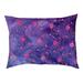 Tucker Murphy Pet™ Byrge Planets Stars Outdoor Dog Pillow Polyester/Fleece in Pink/Green/Indigo | 14 H in | Wayfair