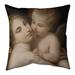 Charlton Home® Orta Venus & Cupid Square Pillow Cover & Insert | 14 H x 14 W x 3 D in | Wayfair 90D46A44BCF749B2AEC6AEA0CA353934