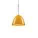 Bruck Lighting Classic 1 - Light Single Dome Pendant Glass in Gray/Yellow | 7.1 H x 9.6 W x 9.6 D in | Wayfair LE26/906/MC/PMC