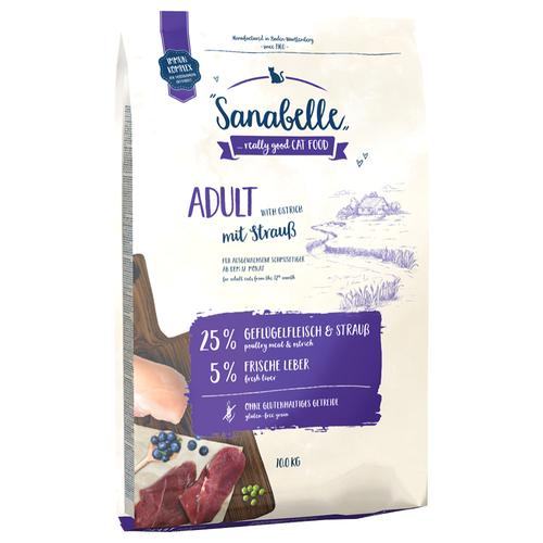 2x10kg Sanabelle Adult mit Strauß Katzentrockenfutter