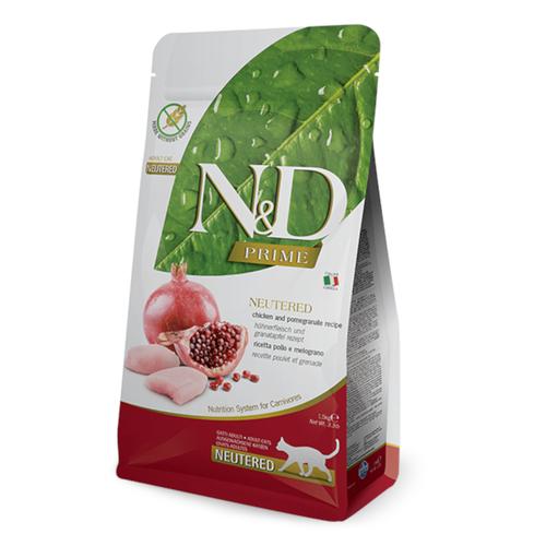 1,5 kg N&D Cat Grain Free Neutered Chicken & Pomegranate Katzentrockenfutter