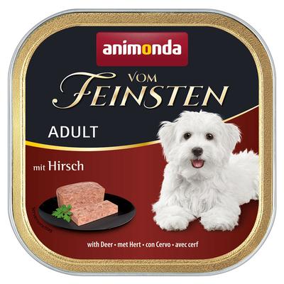 24 x 150 g Sparpaket animonda vom Feinsten Hirsch Hundenassfutter