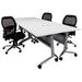 Modular Flip & Stow Conference Table. 48" x 120" Size - See Other Sizes Below